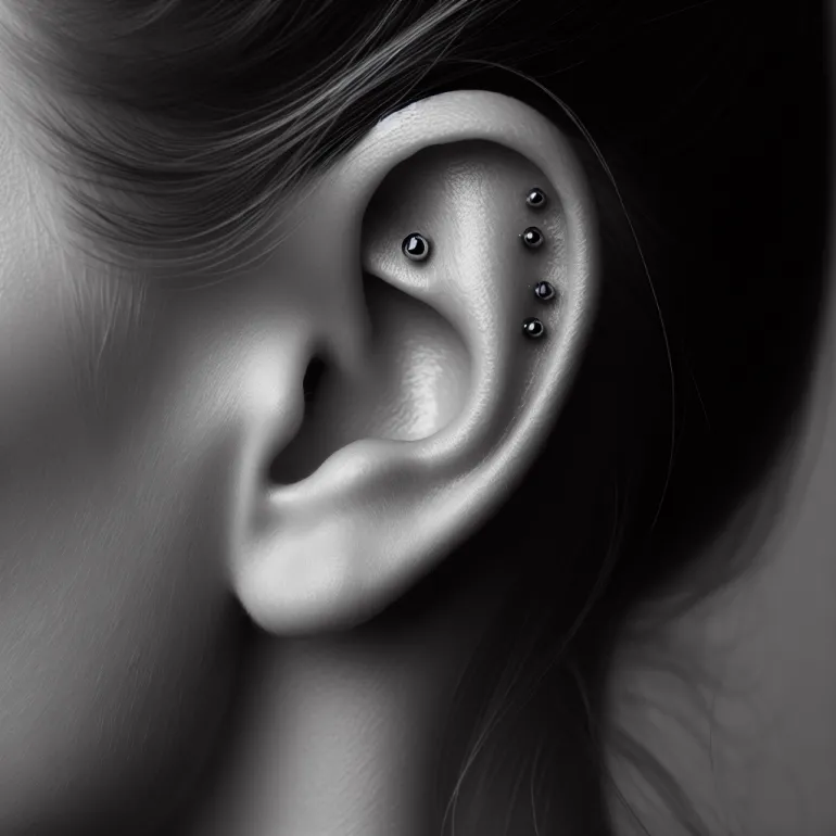 Три прокола в ухе: значение и символика