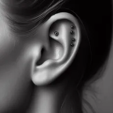 Три прокола в ухе: значение и символика